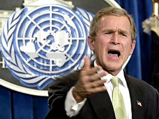 Буш выступит в ООН с речью по Ираку