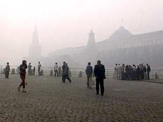 Концентрация дыма в Москве уменьшается