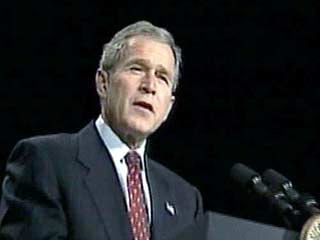 Буш выразил надежду, что грузинское руководство положит конец присутствию международных террористов на территории республики
