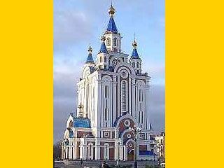 Православный храм в Хабаровске