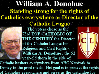 Уильям Донохью защищает католиков