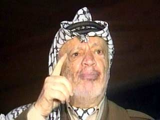 Палестинский лидер Ясир Арафат запретил проводить митинги в поддержку Саддама Хусейна на территории палестинской автономии