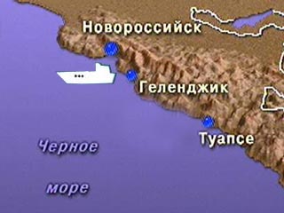 У Новороссийска турецкий паром врезался в российский десантный корабль