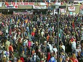450 тысяч человек прошли по Флоренции, протестуя против войны с Ираком