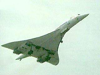 Над Атлантикой у самолета Concorde отвалилась часть хвоста
