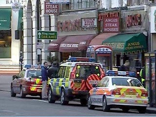 В центре Лондона вооруженный грабитель захватил отделение банка HSBC