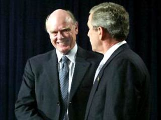 Джордж Буш предлагает назначить на пост министра финансов известного бизнесмена Джона Сноу