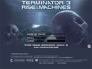 Трейлер "Терминатора-3" - в интернете