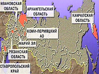Губернаторов выбирают в Архангельской, Ивановской, Камчатской, Рязанской областях, Ставропольском крае и Коми-Пермяцком автономном округе