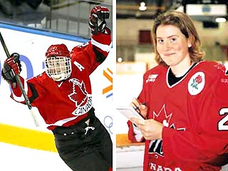 Канадская хоккеистка впервые в истории сыграет наравне с мужчинами