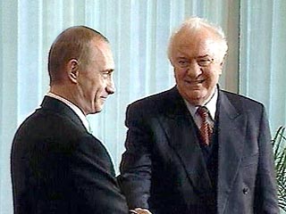Встреча Путина и Шеварднадзе состоится в ближайшее время