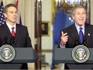 Начало разоружения Ирака - "это дело недель, а не месяцев". Об этом президент США Джордж Буш заявил в пятницу на совместной пресс-конференции с премьер-министром Великобритании Тони Блэром