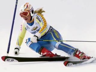 Чемпионкой мира в гигантском слаломе стала шведка Аня Пэрсон