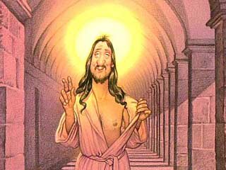 Греческая полиция изъяла из книжных магазинов страны "своеобразно" трактованное "евангелие" с иллюстрациями, на которых Иисус представлен в образе хиппи