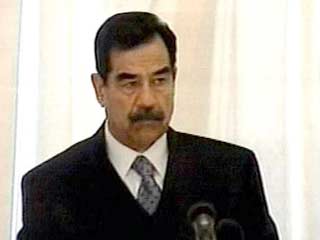 Великобритания намерена потребовать, чтобы иракский лидер Саддам Хусейн официально заявил по телевидению о том, что выдаст все спрятанное оружие массового уничтожения