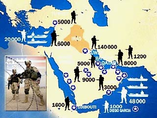 Группировка войск США, Великобритании и Ирака