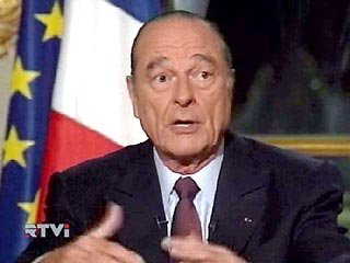 Ширак выразил сожаление, что военная операция против Ирака началась без санкции ООН