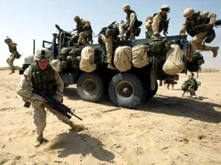 Третья механизированная дивизия армии США начала мощную артподготовку к наступлению на Ирак
