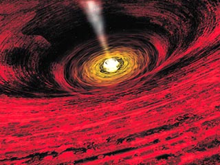 Черная дыра в 3 млрд раз больше Солнца