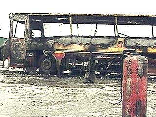 В Киргизии в сгоревшем автобусе погибли 40 человек