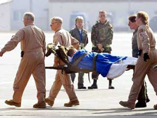 Численность раненых в Ираке военнослужащих США, находящихся на излечении в американском армейском госпитале в городе Ландштуль в Германии, достигло 94 человек