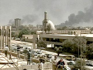 Началась дневная бомбардировка Багдада