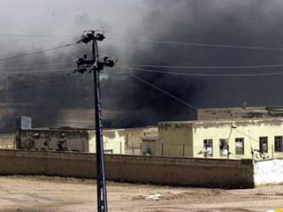 Американское командование заявило, что в ходе субботних и воскресных бомбардировок Багдада уничтожена главная учебная база военизированной организации Fedayeen, расположенная на востоке города