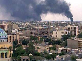 На Багдад упала очередная партия бомб