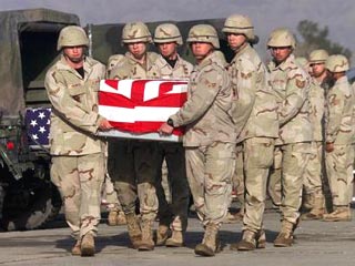 За последние 24 часа силы американо-британской коалиции потеряли в боях на юге Ирака по меньшей мере 54 солдата