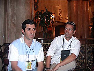 Корреспондент и оператор португальского телеканала РТП Луис Кастро и Виктор Сильва были задержаны, несмотря на то, что у них была аккредитация объединенного командования альянса, вблизи Неджефа