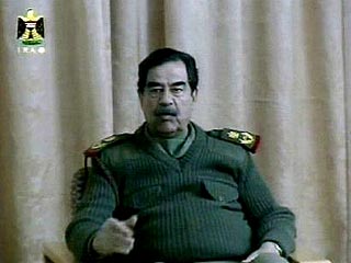 Иракское телевидение вновь показало живого Саддама Хусейна