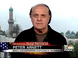Арабский телеканал Al-Arabia переманил к себе Питера Арнетта, уволенного из NBC