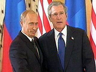 Буш и Путин договорились не портить отношения из-за Ирака
