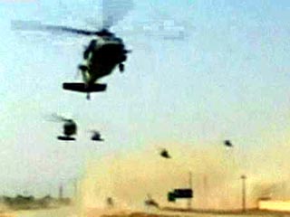 Вертолеты ВВС США определяли позиции иракской обороны в городе, после чего артиллерия подавляла огнем снайперские укрытия противника