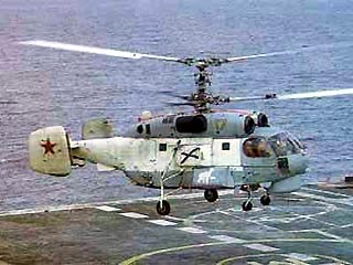 Вертолет, рухнувший в воду после взлета с палубы большого противолодочного корабля "Адмирал Трибуц", 1 апреля был обнаружен на глубине 73 метра