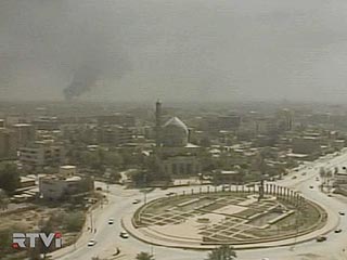 На жилой квартал Багдада упала американская ракета