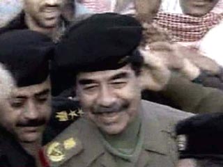 Британская разведка считает, что Саддам Хусейн спасся от американской бомбардировки бункера, где он должен был проводить совещание с руководством иракской армии