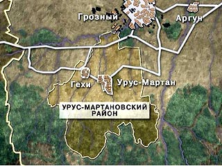 Автомашина федеральных сил подорвалась на фугасе в Урус-Мартановском районе Чечни, погибли два солдата