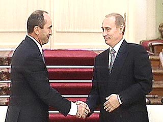 Владимир Путин провел рабочую встречу с президентом Армении