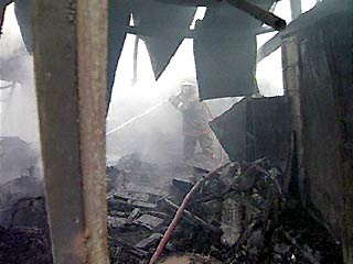 В Казани в результате пожара в офисном помещении погибли два ребенка