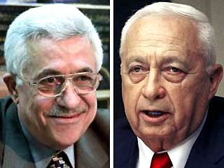 Премьер-министры палестинской автономии Махмуд Аббас и Израиля Ариэль Шарон проведут первую официальную встречу в конце первой - начале второй недели мая