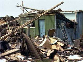 Над Парамуширом пронесся разрушительный циклон