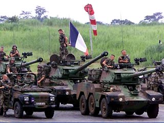 Накануне, в Конго прибыли французские военные