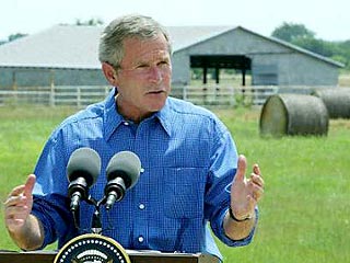 Буш заявил, что не потерпит ядерные вооружения в Северной Корее