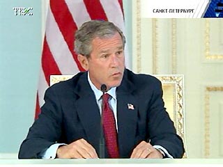 Джордж Буш заявил: "Соединенные Штаты и Россия намерены найти решение угрозы, которую представляют собой средства массового уничтожения и средства их доставки"