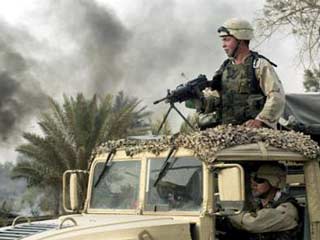 Американский военный патруль подвергся ракетному обстрелу недалеко от Багдада