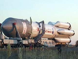Вывод на эллиптическую орбиту разгонного блока "Бриз-М" и спутника связи осуществлен российской ракетой-носителем тяжелого класса "Протон-К".