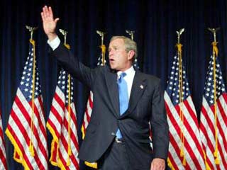 Буш начал собирать деньги на выборы: первый вечер принес ему 4 млн долларов