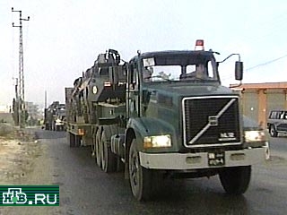 Первая колонна ливанских вооруженных сил прибыла на место дислокации в южном Ливане сегодня утром.