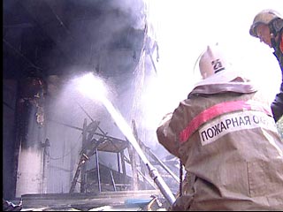 В Алма-Ате горит здание "Казахтелерадио"